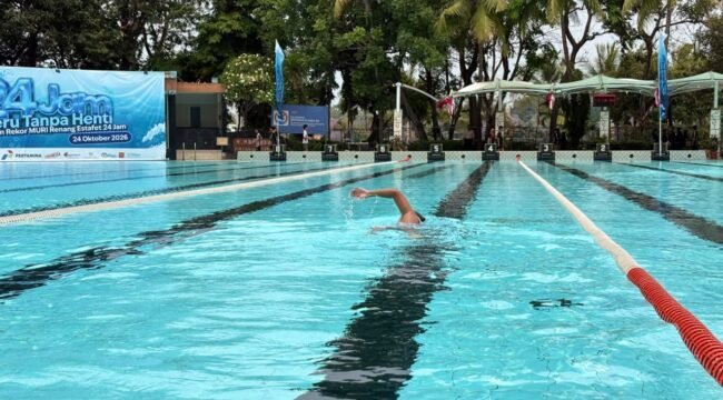 Foto:Atlantis Water Adventure Ancol menghadirkan dua aksi pemecahan rekor Museum Rekor Indonesia (MURI) dalam perayaan Hari Renang Sedunia 2026 yang berlangsung pada 24–25 Oktober 2026.